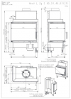 Romotop Heat R/L 2g S 65.51.40.01 minőségi acél, légfűtéses, sarki kandallóbetét kandalloshop