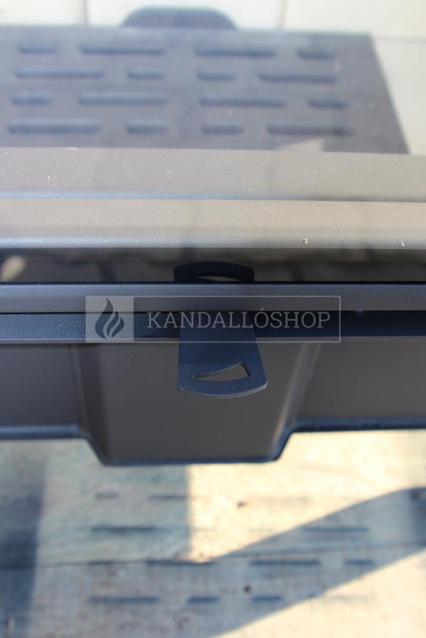 Romotop Heat R/L 2g S 70.44.33.23 minőségi acél, légfűtéses, sarki kandallóbetét kandalloshop