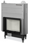 Romotop Heat 2g L 66.50.01 minőségi acél, légfűtéses, egyenes kandallóbetét liftes ajtóval kandalloshop