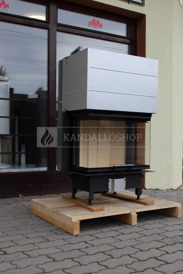 Romotop Heat C 2g L 65.52.31.21 minőségi acél, légfűtéses,három oldali kandallóbetét liftes ajtóval kandalloshop