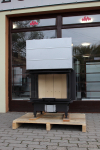 Romotop Heat C 2g L 65.52.31.21 minőségi acél, légfűtéses,három oldali kandallóbetét liftes ajtóval kandalloshop