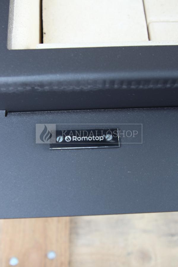Romotop Heat C 2g L 65.52.31.21 minőségi acél, légfűtéses,három oldali kandallóbetét liftes ajtóval kandalloshop