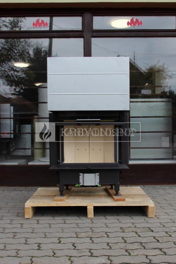 Romotop Heat C 2g L 65.52.31.21 minőségi acél, légfűtéses,három oldali kandallóbetét liftes ajtóval kandalloshop