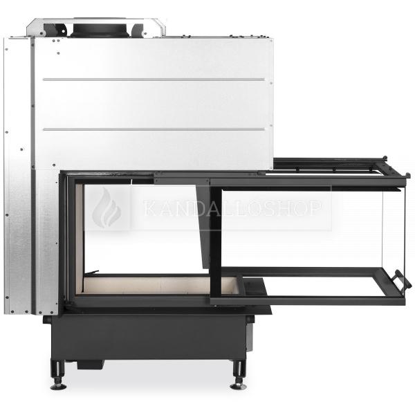 Romotop Heat C 2g L 65.52.31.21 minőségi acél, légfűtéses,három oldali kandallóbetét liftes ajtóval kandalloshop