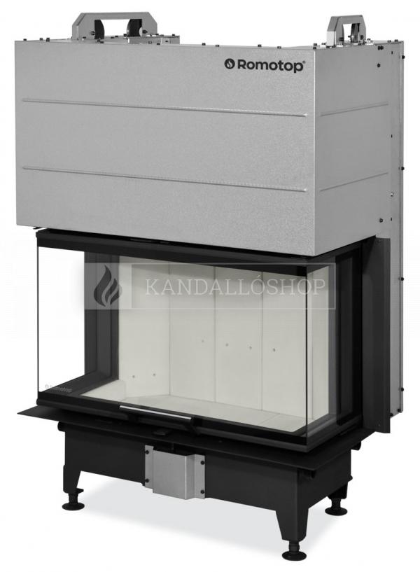 Romotop Heat C 3g L 80.52.31.24 minőségi acél, légfűtéses,három oldali kandallóbetét liftes ajtóval kandalloshop