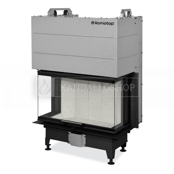 Romotop Heat C 3g L 80.52.31.24 minőségi acél, légfűtéses,három oldali kandallóbetét liftes ajtóval kandalloshop