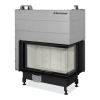Romotop Heat R/L 3g L 81.51.40.24 minőségi acél, légfűtéses, sarki kandallóbetét liftes ajtóval kandalloshop
