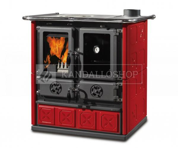 La Nordica Rosetta Maiolica öntvény sparhelt kerámia burkolattal kandalloshop