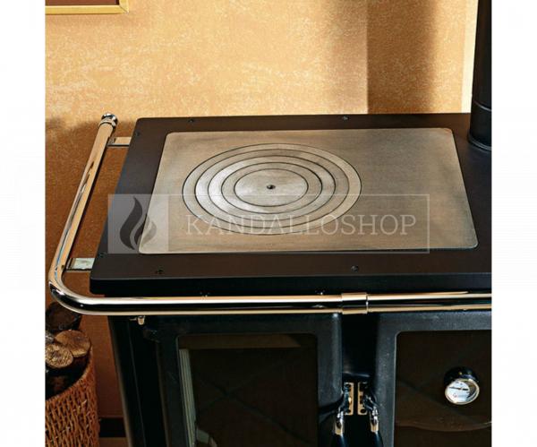 La Nordica Rosetta Maiolica öntvény sparhelt kerámia burkolattal kandalloshop