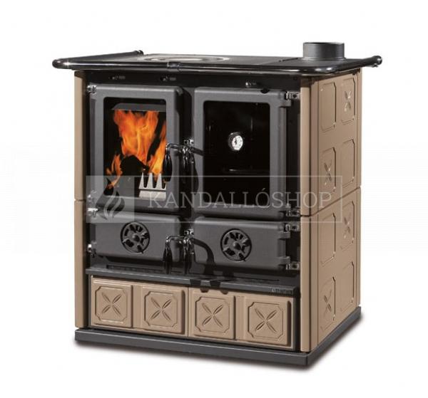 La Nordica Rosetta Maiolica öntvény sparhelt kerámia burkolattal kandalloshop