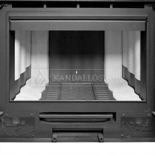 La Nordica Insert 70 légfűtéses acél kandallóbetét ventilátorral és samott és öntöttvas tűztérrel kandalloshop