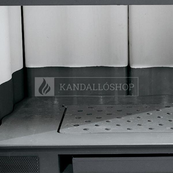 La Nordica Insert 70 légfűtéses acél kandallóbetét ventilátorral és samott és öntöttvas tűztérrel kandalloshop