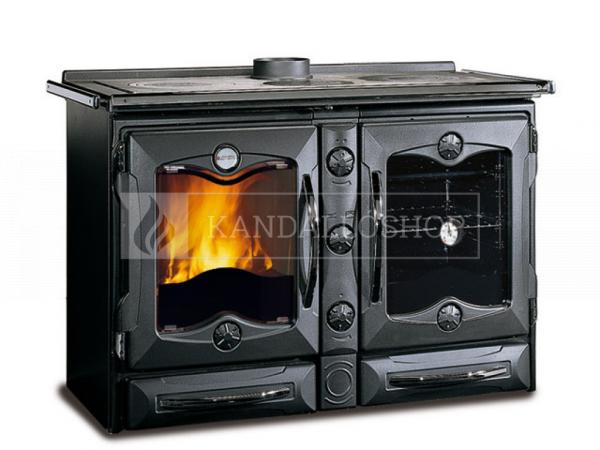 La Nordica America öntvény sparhelt zománcozott lemezzel borítva kandalloshop