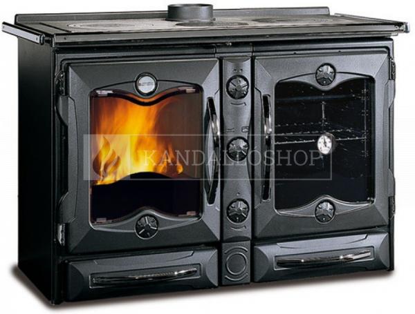 La Nordica America öntvény sparhelt zománcozott lemezzel borítva kandalloshop