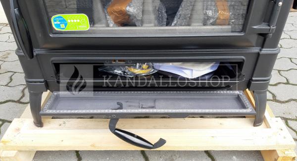 La Nordica Isotta légfűtéses, öntvény kandallókályha oldalsó ajtóval kandalloshop.hu