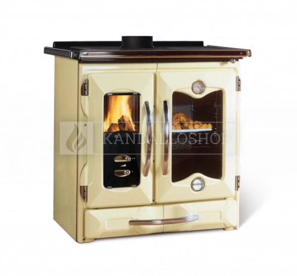 La Nordica Mamy öntvény sparhelt zománcozott lemezzel borítva kandalloshop