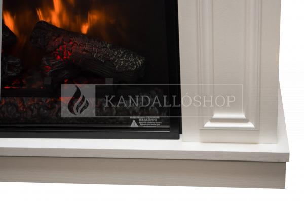 Classic Flame Kemi fehér 3D elektromos látvány kandalló távirányítóval kandalloshop