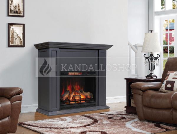Classic Flame Sula grafitszürke 3D elektromos látvány kandalló távirányítóval kandalloshop