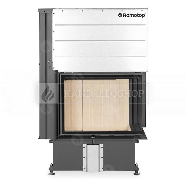 Romotop Impression R/L 2g S 71.60.34.21 sarki kandallóbetét samott tűztérrel liftes tolóajtóval és osztott üveggel kandalloshop
