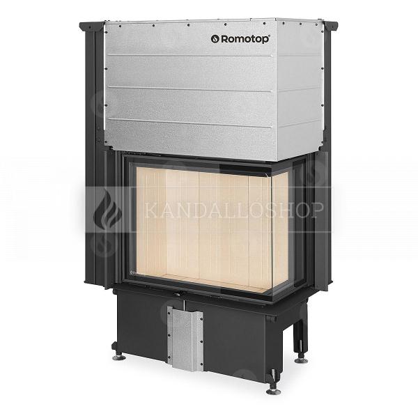 Romotop Impression R/L 2g S 71.60.34.21 sarki kandallóbetét samott tűztérrel liftes tolóajtóval és osztott üveggel kandalloshop