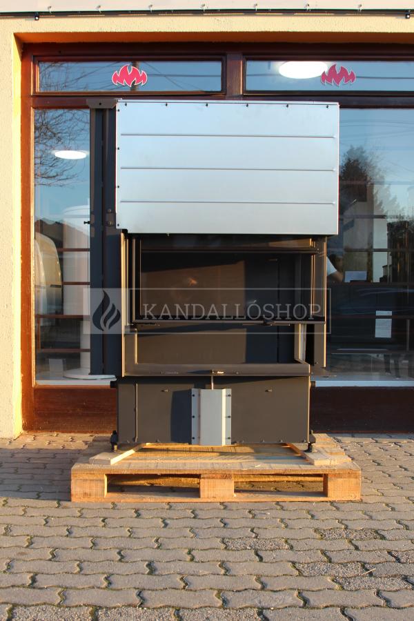 Romotop Impression R/L 2g S 83.60.34.21 sarki kandallóbetét samott tűztérrel liftes tolóajtóval és osztott üveggel kandalloshop
