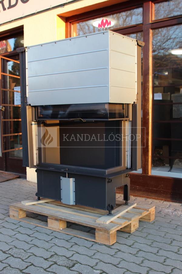 Romotop Impression R/L 2g S 83.60.34.21 sarki kandallóbetét samott tűztérrel liftes tolóajtóval és osztott üveggel kandalloshop