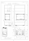 Romotop Cara R/L 03  modern stílusos sarki kandalló liftes tolóajtóval és dupla falú lemezzell borítva kandalloshop