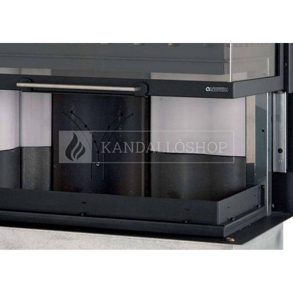 La Nordica Monoblocco 800 öntvény sarki kandallóbetét liftes tolóajtóval kandalloshop