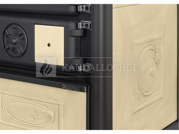 La Nordica Rosa Liberty öntvény sparhelt kerámia burkolattal kandalloshop