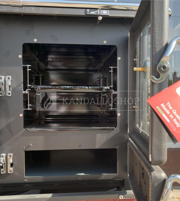 La Nordica Rosa Liberty öntvény sparhelt kerámia burkolattal kandalloshop