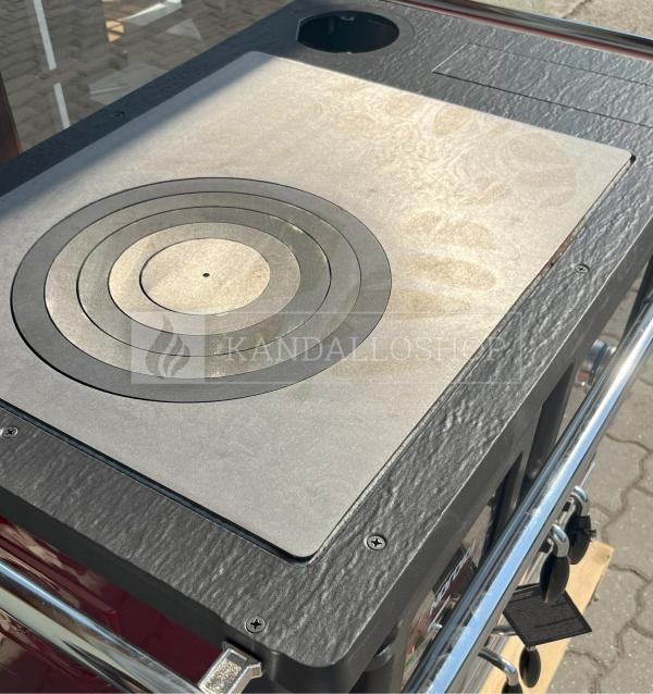 La Nordica Rosa Liberty öntvény sparhelt kerámia burkolattal kandalloshop