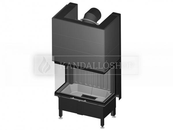 Spartherm Arte 3RL 80h három oldali kandallóbetét liftes tolóajtóval és osztott üveggel kandalloshop