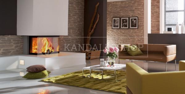 Spartherm Arte 3RL 80h három oldali kandallóbetét liftes tolóajtóval és osztott üveggel kandalloshop