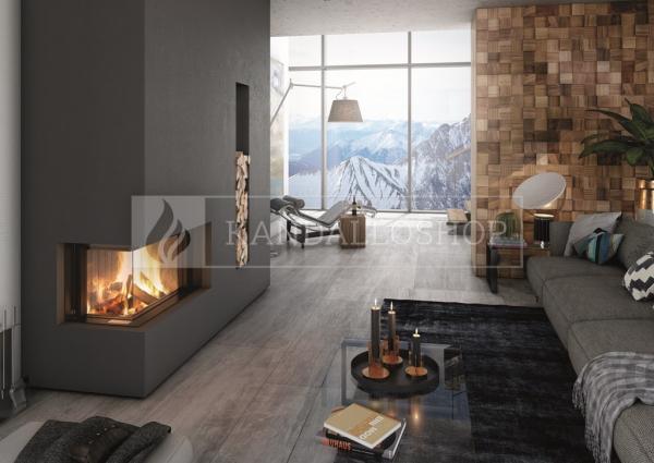 Spartherm Premium V 2LR 80h sarki acél kandallóbetét liftes tolóajtóval kandalloshop