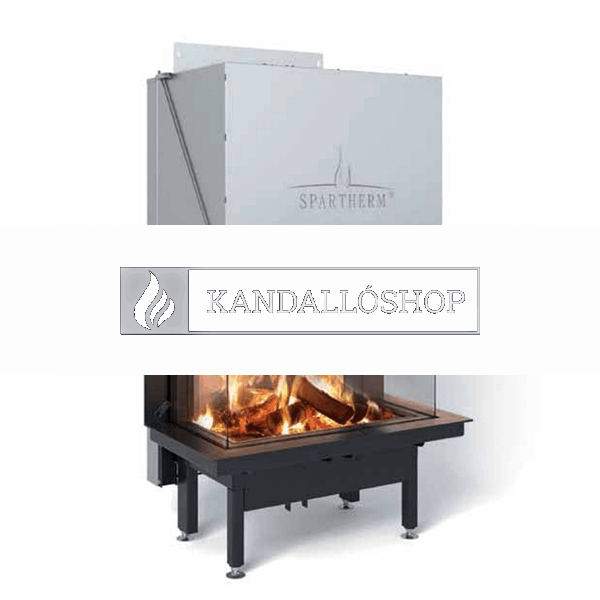 Spartherm Premium A 3RL 80h három oldali kandallóbetét liftes tolóajtóval és osztott üveggel kandalloshop