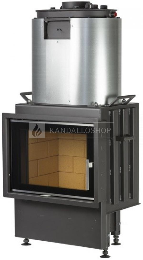 Kobok Chopok 600/450 510 sík üvegú, vízteres kandallóbetét samott tűztérrel kandalloshop