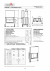 Kobok Chopok 800/450 510 570 sík üvegű kandallóbetét liftes tolóajtóval kandalloshop