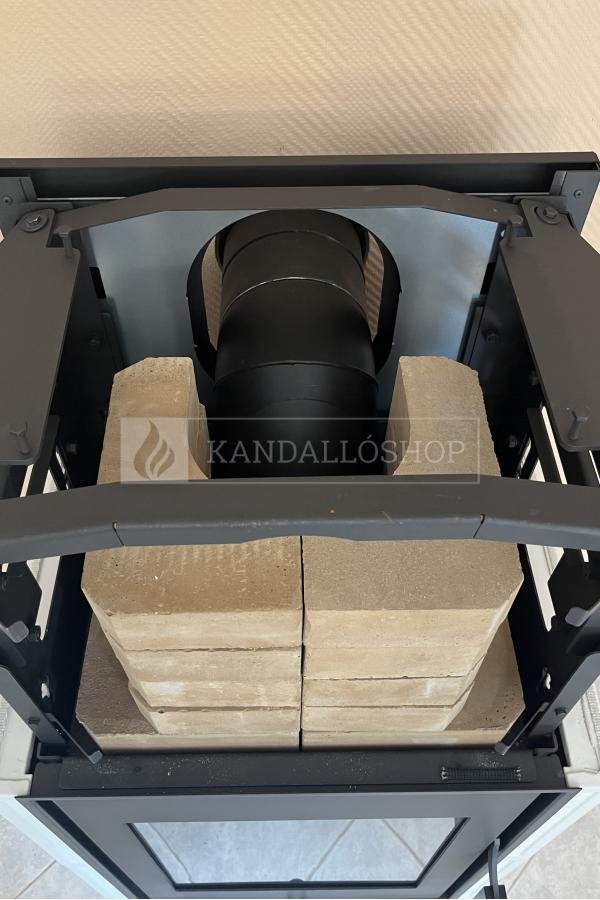 Hein Gremio 3 modern hőtárolós kandallókályha teljes kerámia borítással kandalloshop