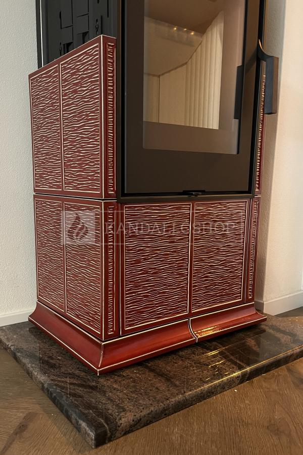 Hein Gremio 3 modern hőtárolós kandallókályha teljes kerámia borítással kandalloshop