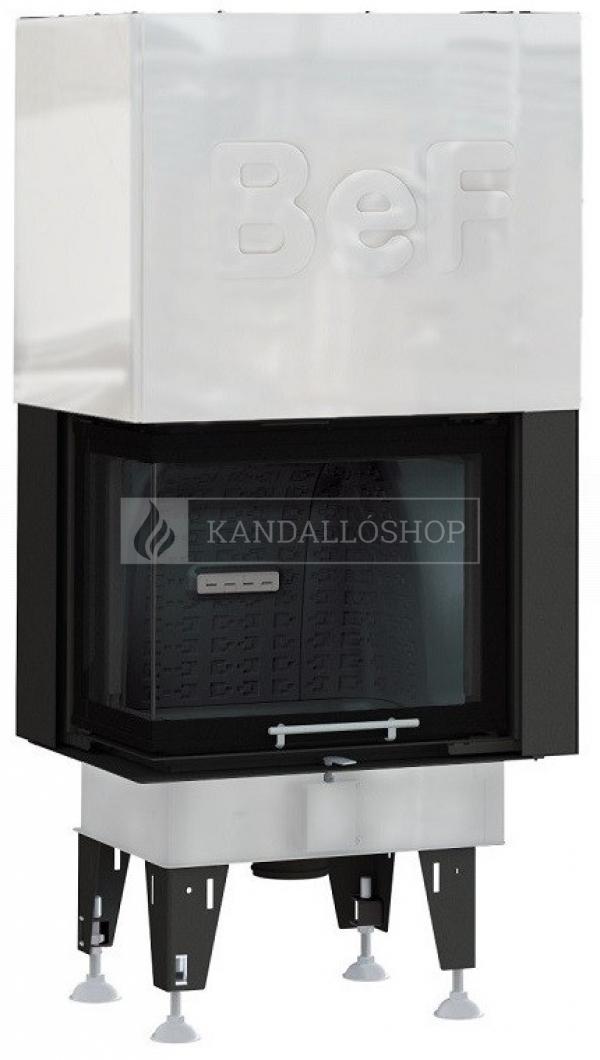 BeF Royal V 7 CL hajlított üvegű légfűtéses kandallóbetét ballos liftes tolóajtóval kandalloshop