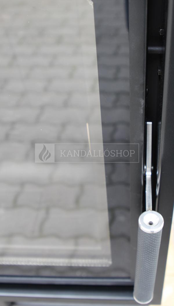BeF Passive 6, čierny carcon, rám sík üvegű légfűtéses kandallóbetét kandalloshop