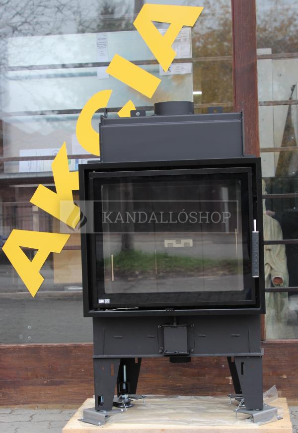 BeF Passive 6, čierny carcon, rám sík üvegű légfűtéses kandallóbetét kandalloshop