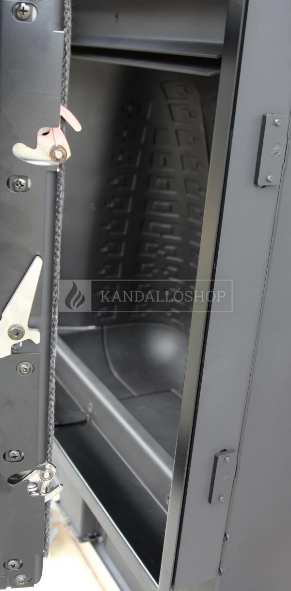 BeF Passive 6, čierny carcon, rám sík üvegű légfűtéses kandallóbetét kandalloshop