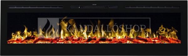 Aflamo Majestic 65 elektromos látvány kandalló távirányítóval fekete kandalloshop
