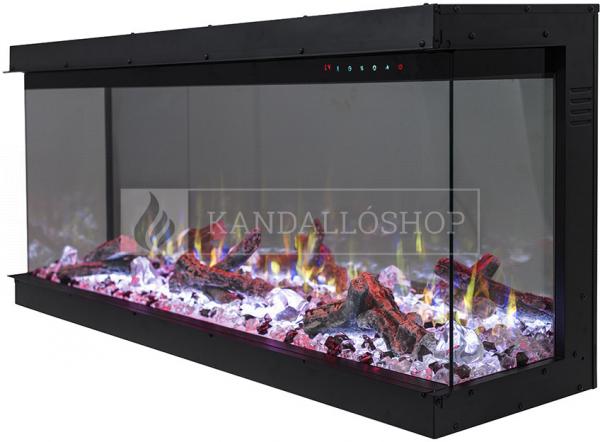 Aflamo Superb 50 elektromos háromoldalas látvány kandalló távirányítóval kandalloshop