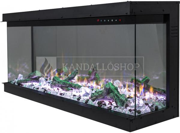 Aflamo Superb 60 háromoldalas elektromos látvány kandalló távirányítóval kandalloshop