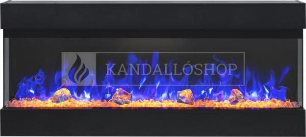 Aflamo Imperial 43 elektromos háromoldalas látvány kandalló távirányítóval kandalloshop
