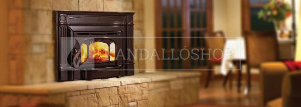 Hampton HI405 sík üvegű minősegi kanadai kandalló kandalloshop