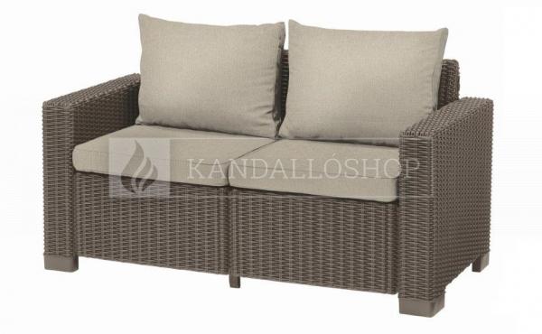 Keter California Cappuccino kétüléses kerti kanapé kandalloshop