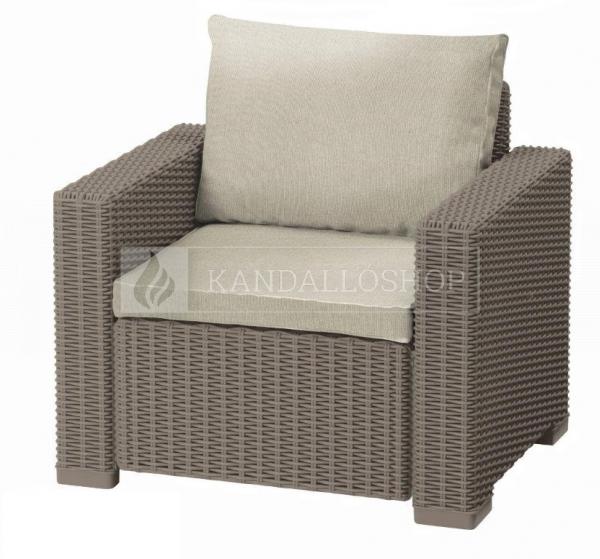 Keter California Cappuccino kerti bútor szett (2 fotel + asztalka + kétüléses kanapé) kandalloshop